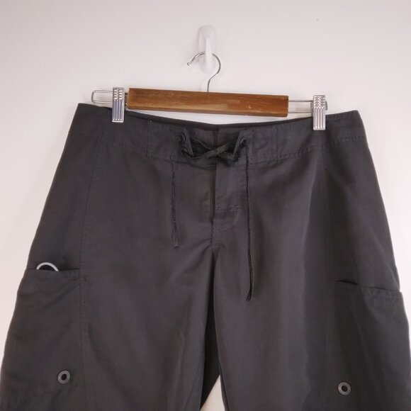 Columbia Omnishade Black Shorts Size 8 - Picture 2 of 7